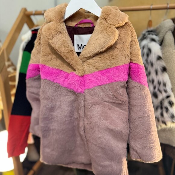 Molo Kids Haili Block Deer Jacket - 5Y - Picture 2 of 5